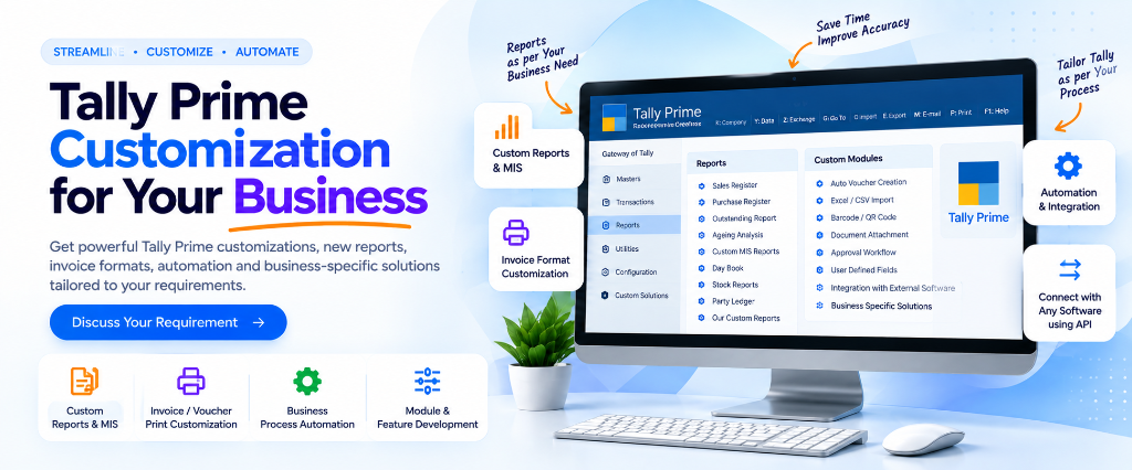 Tally Prime Customization for Your Business